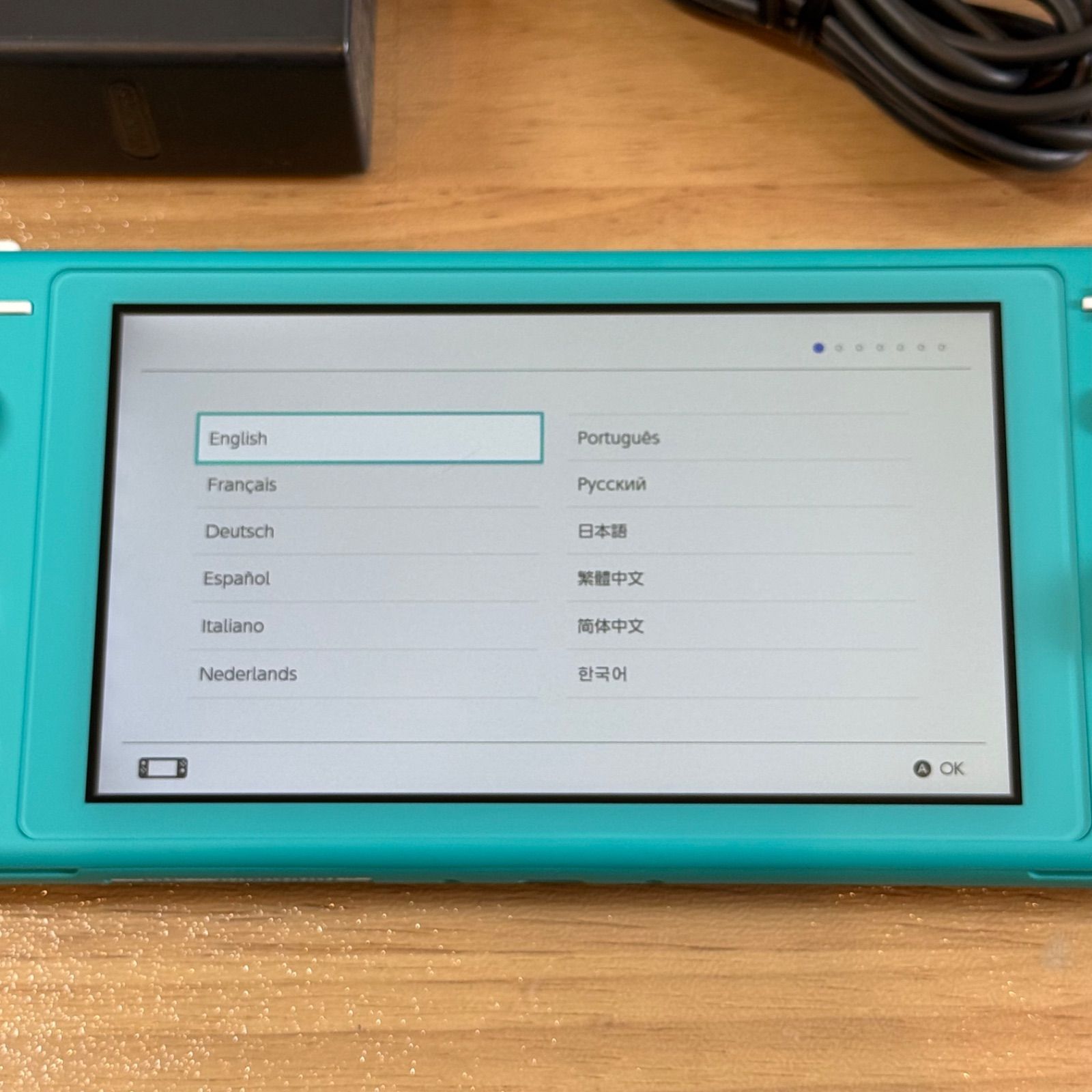 10-174【中古美品】Switch LITE ターコイズ 充電器付き - メルカリ