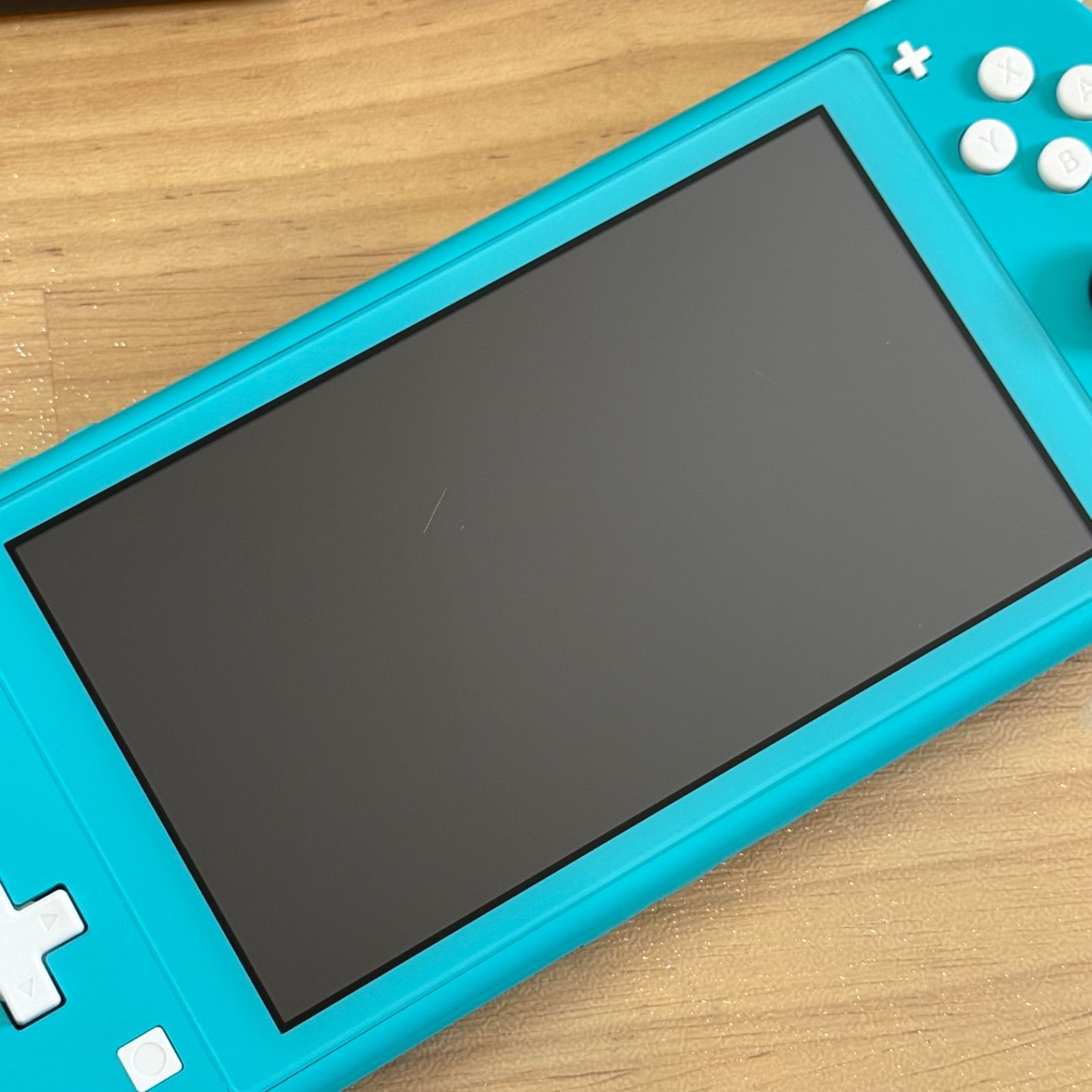 10-174【中古美品】Switch LITE ターコイズ 充電器付き - メルカリ