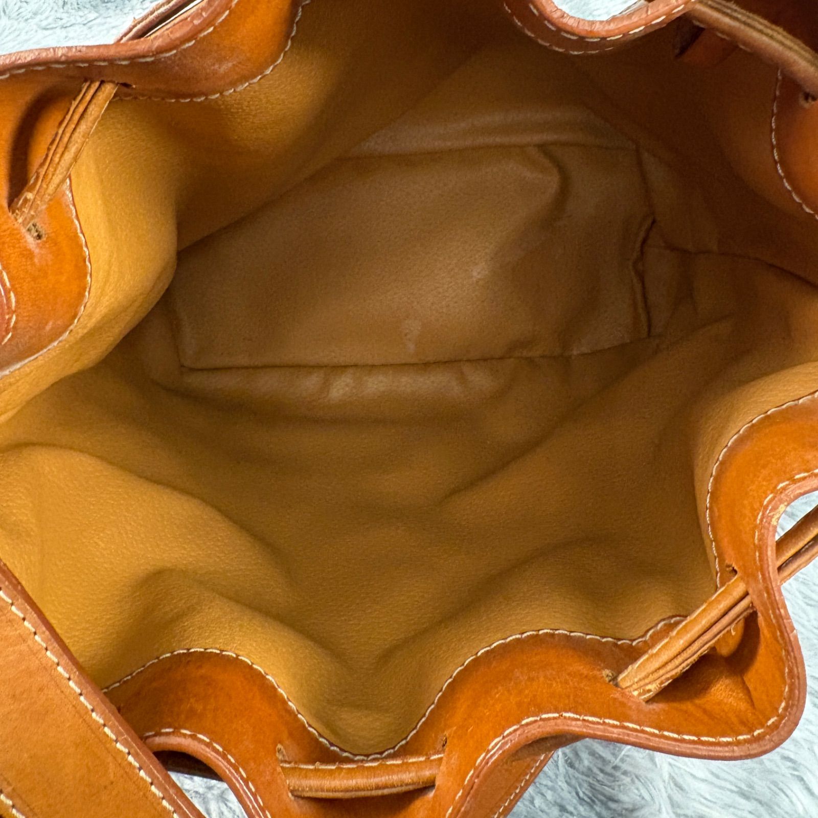 CELINE セリーヌ マカダム 巾着ショルダー PVCレザー ショルダーバッグ