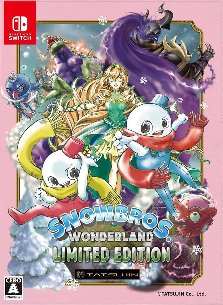 SNOW BROS. WONDERLAND 限定版 -Switch 【同梱物】デザイン