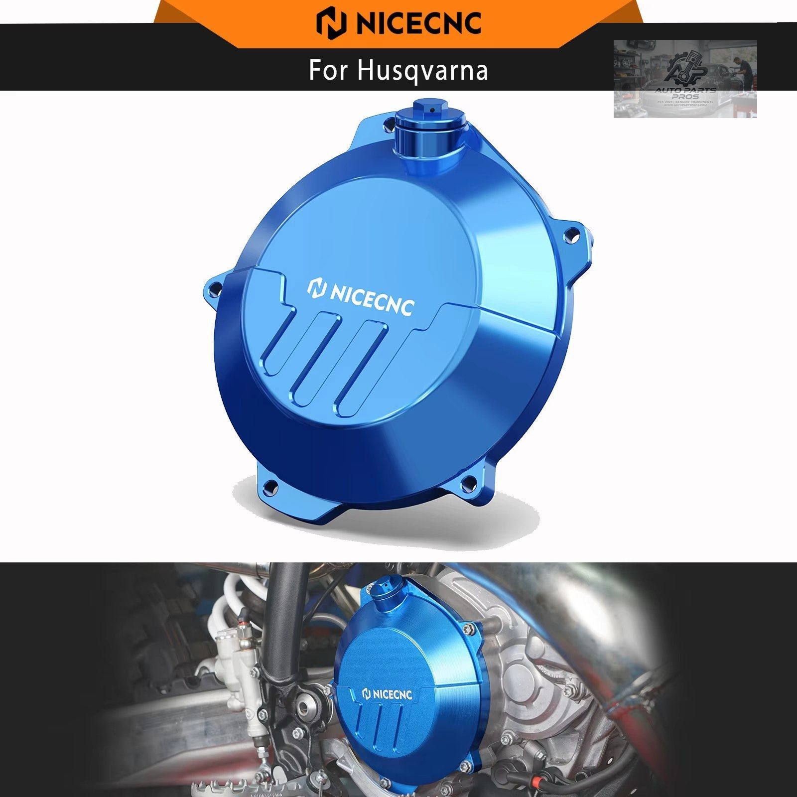 強化クラッチカバーガードプロテクション Husqvarna TE300 TE250 2024-2025 TX 300 FS450 FC FX 250 350 450 2023-2025