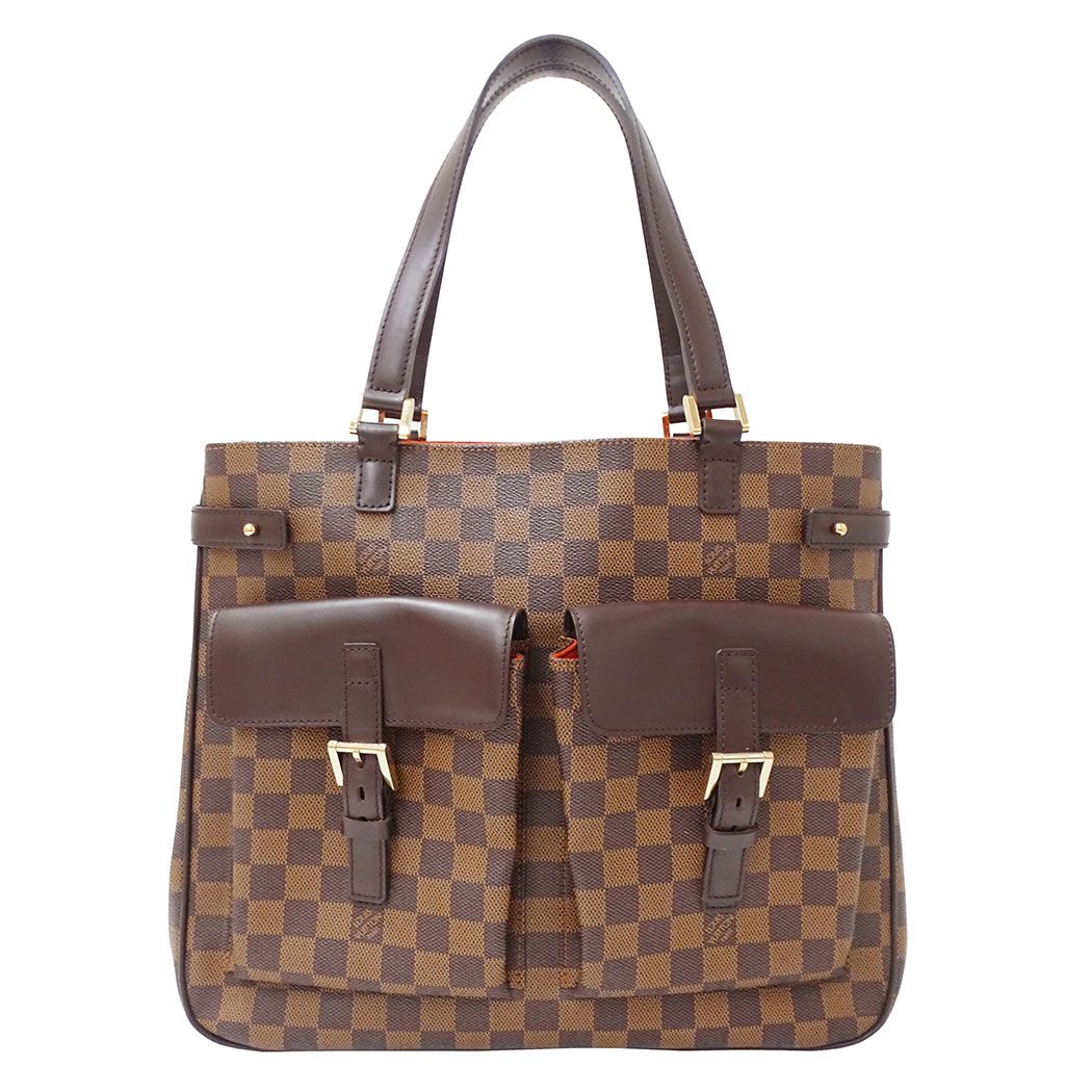ルイ・ヴィトン LOUIS VUITTON バッグ レディース ブランド トートバッグ ダミエキャンバス ユゼス ブラウン N51128 手さげ おしゃれ 通勤 仕事 おでかけ 上品 大人 【中古】