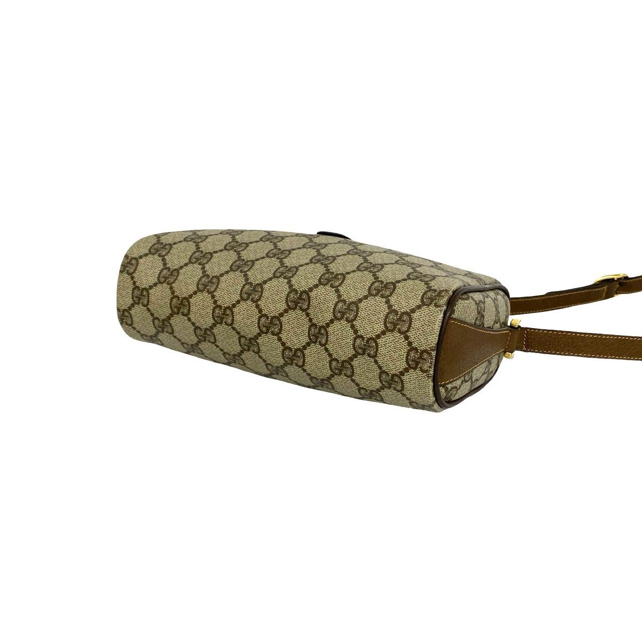 極 美品 袋付き GUCCI グッチ シェリーライン GG 柄 レザー 本革