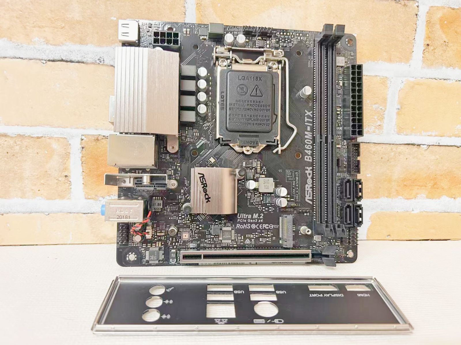 ASRock B460M-ITX マザーボード 中古 - メルカリ