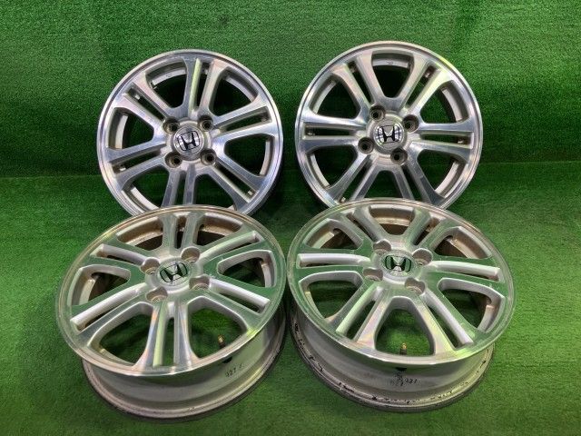 ホンダN−BOX Custom(DBA−JF1)純正14㌅アルミホイールとタイヤ ホンダ HONDA 純正 N-BOX JF1 ホイール アルミ ポリッシュ 14インチ