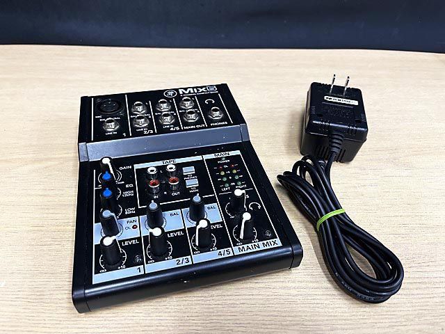 Mix5 5チャンネル コンパクトミキサー　中古品 ジャンク品】 MACKIE MIX5 コンパクト 5ch ミキサー 通電〇 - メルカリ
