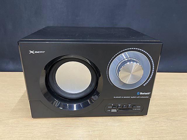 X-BEAT 2.1ch アンプ内蔵 Bluetoothスピーカー BZSP-30AIU-BK - メルカリ