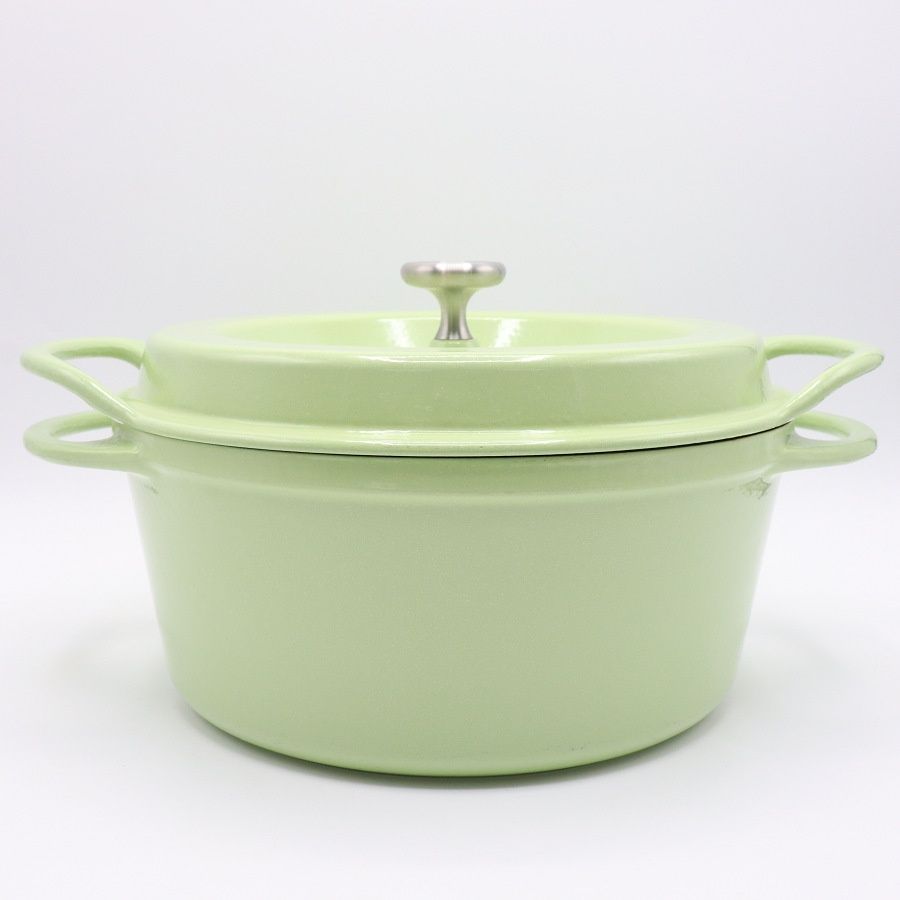 バーミキュラ オーブンポットラウンド 22cm GRN22R パールグリーン
