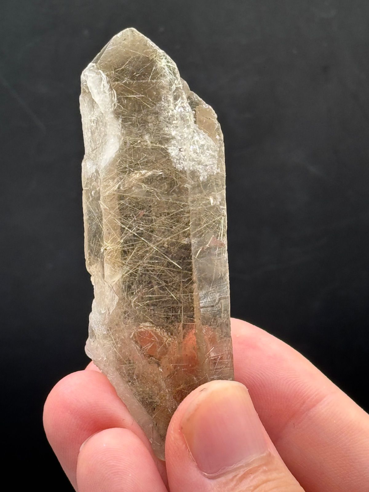 ルチルクォーツ 原石 針状結晶 透明感 天然石 鉱物標本 - メルカリ
