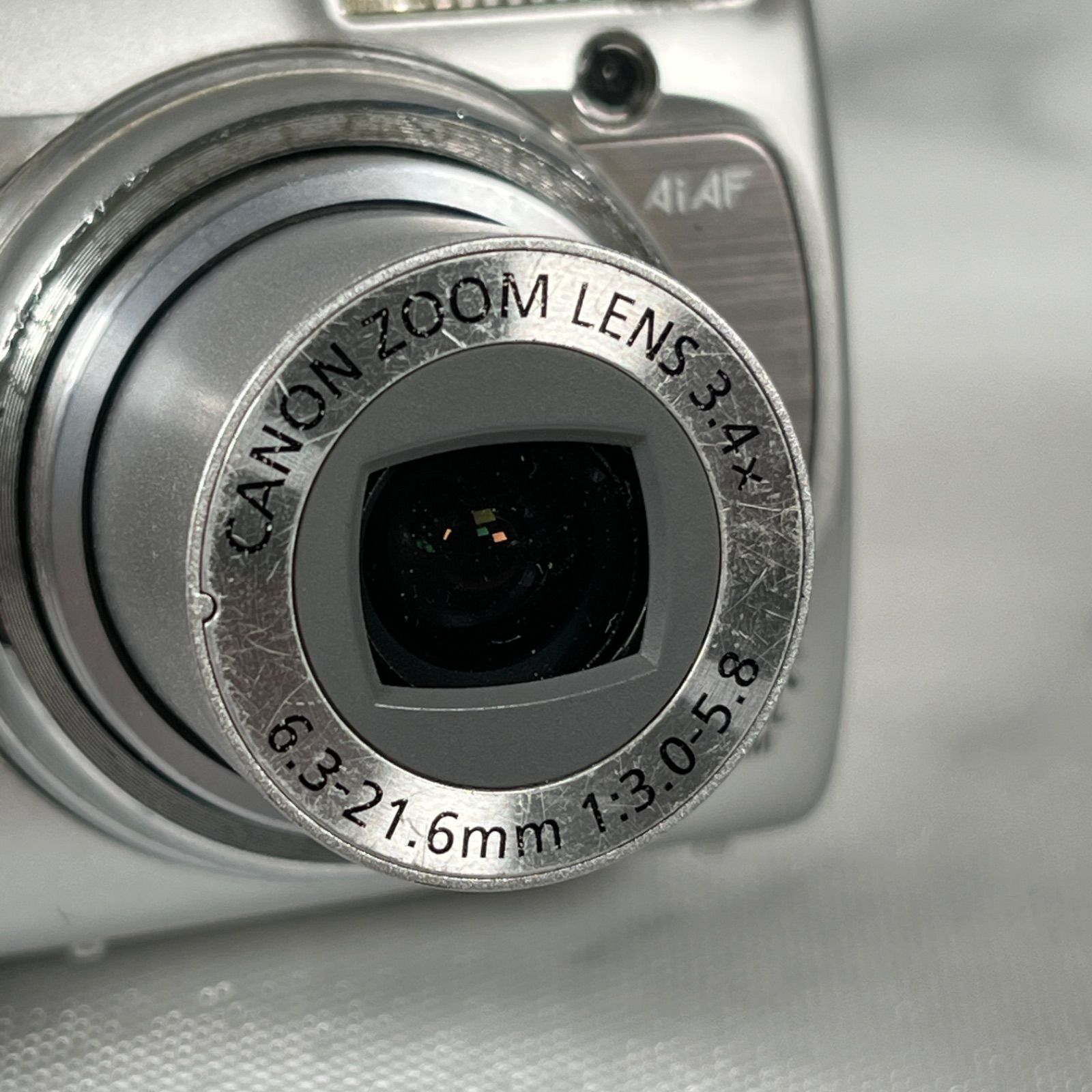 ☆通電確認済☆ Canon キヤノン PowerShot A470 シルバー コンパクト