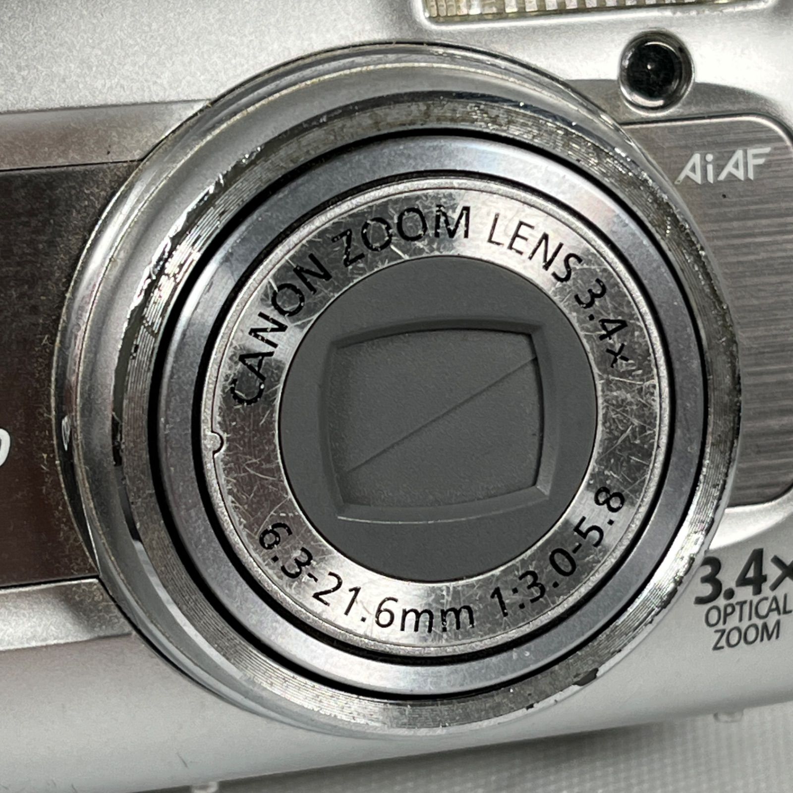 ☆通電確認済☆ Canon キヤノン PowerShot A470 シルバー コンパクト