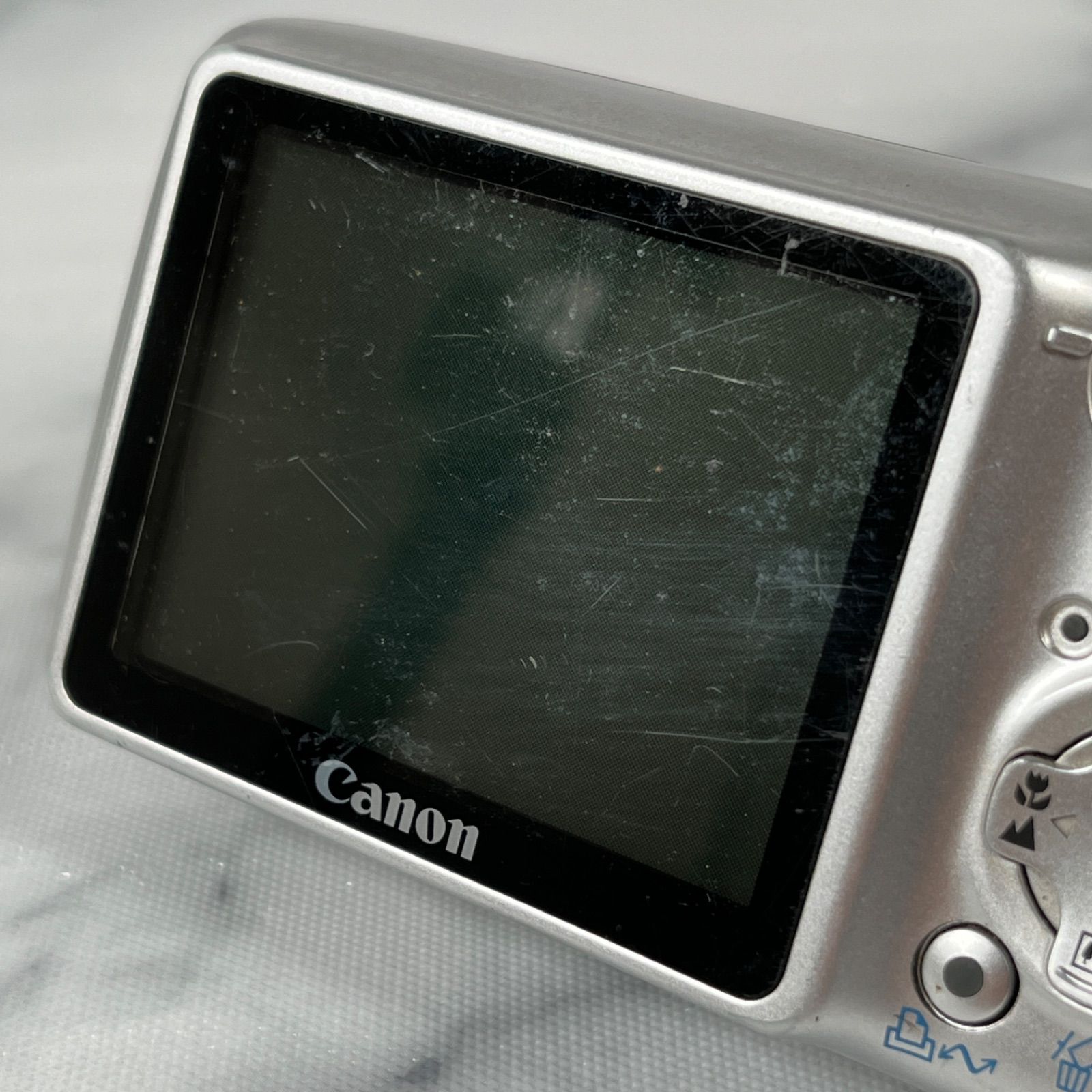☆通電確認済☆ Canon キヤノン PowerShot A470 シルバー コンパクト