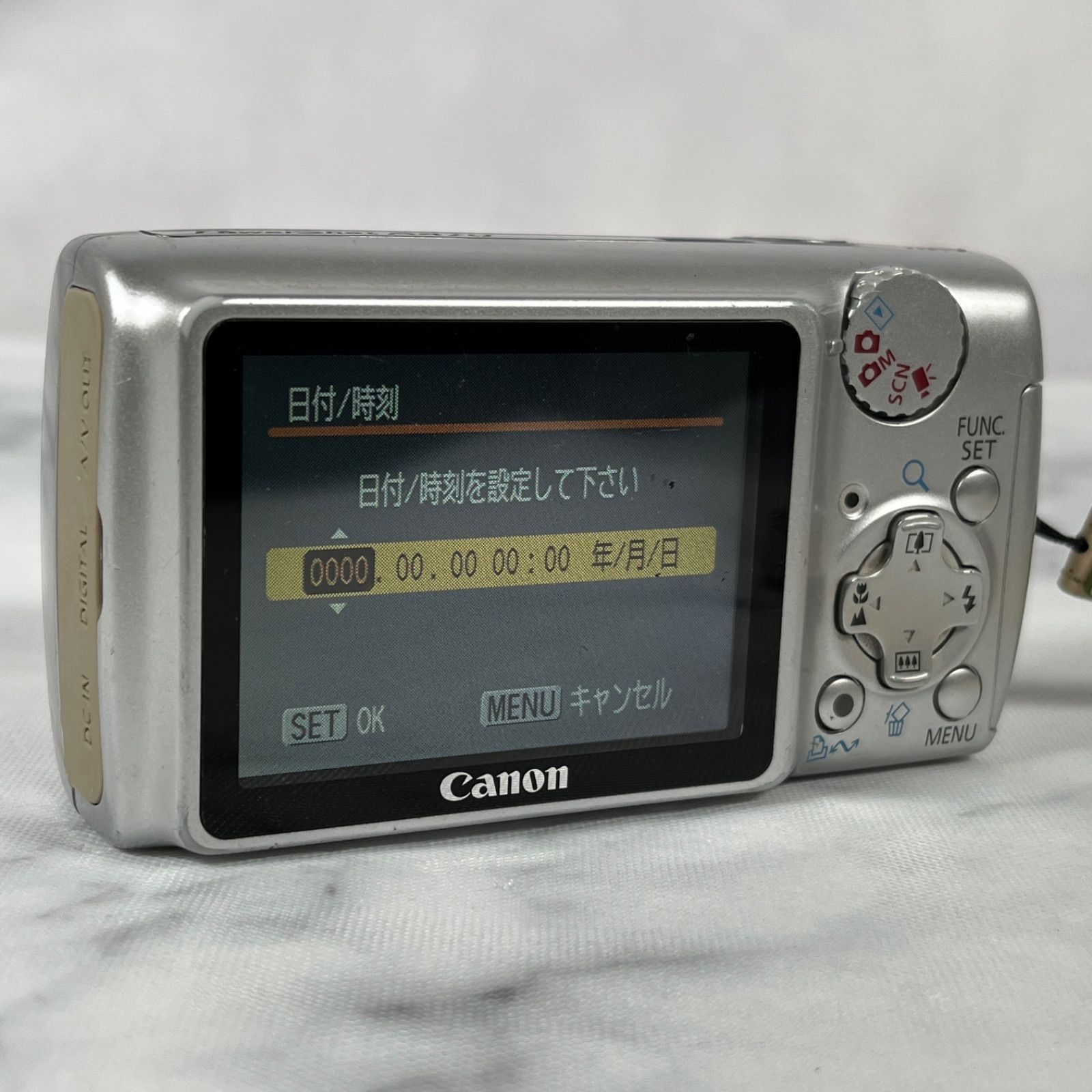☆通電確認済☆ Canon キヤノン PowerShot A470 シルバー コンパクト