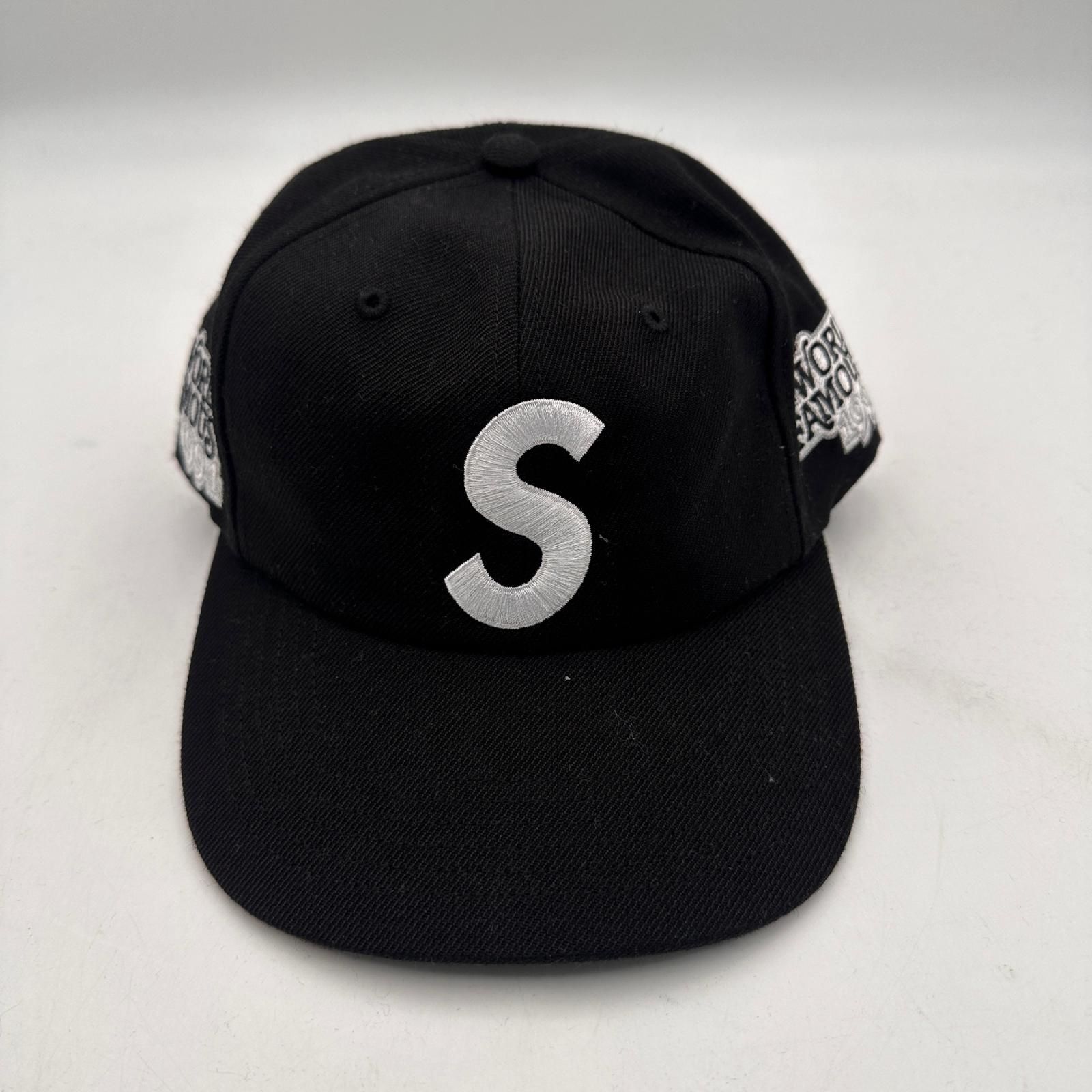 未使用 Supreme 25SS World Famous S Logo 6-Panel Sロゴ キャップ シュプリーム ブラック F （9552M）