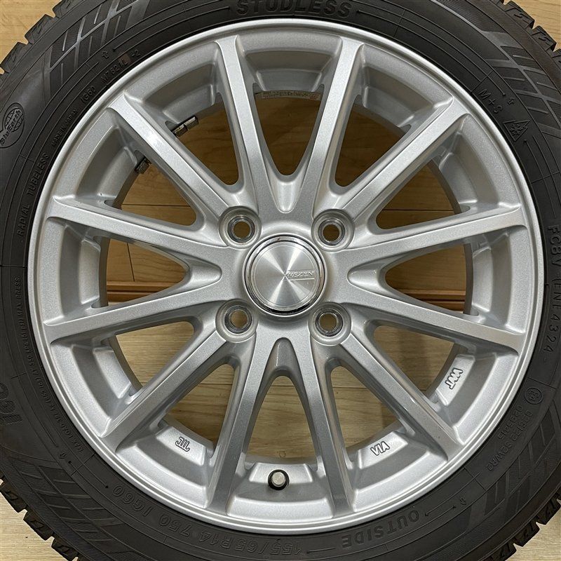 155/65R14 ヨコハマ iG60 2024年製 ☆ 軽自動車 N-BOX スペーシア