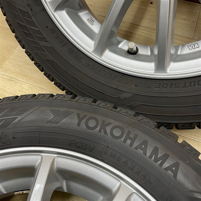 155/65R14 ヨコハマ iG60 2024年製 ☆ 軽自動車 N-BOX スペーシア