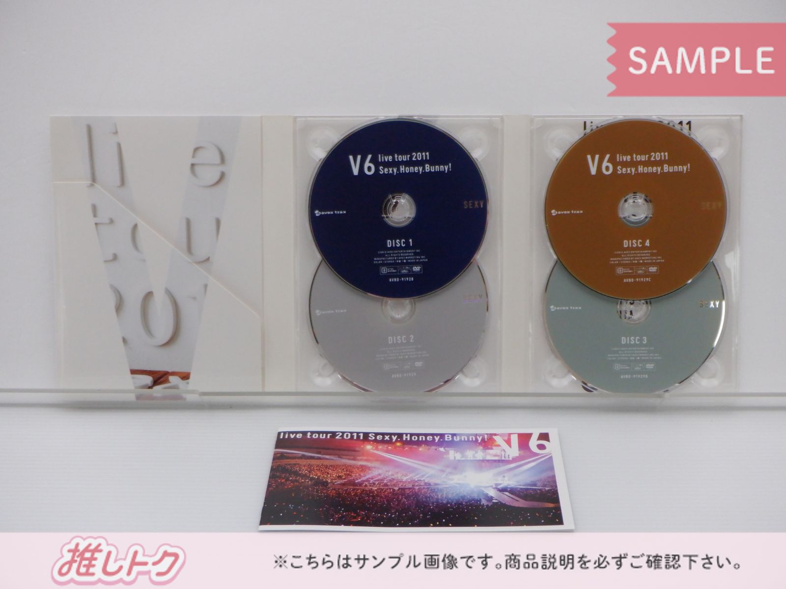 V6 DVD 2点セット DVD live tour 2011 Sexy.Honey.Bunny! 初回生産限定