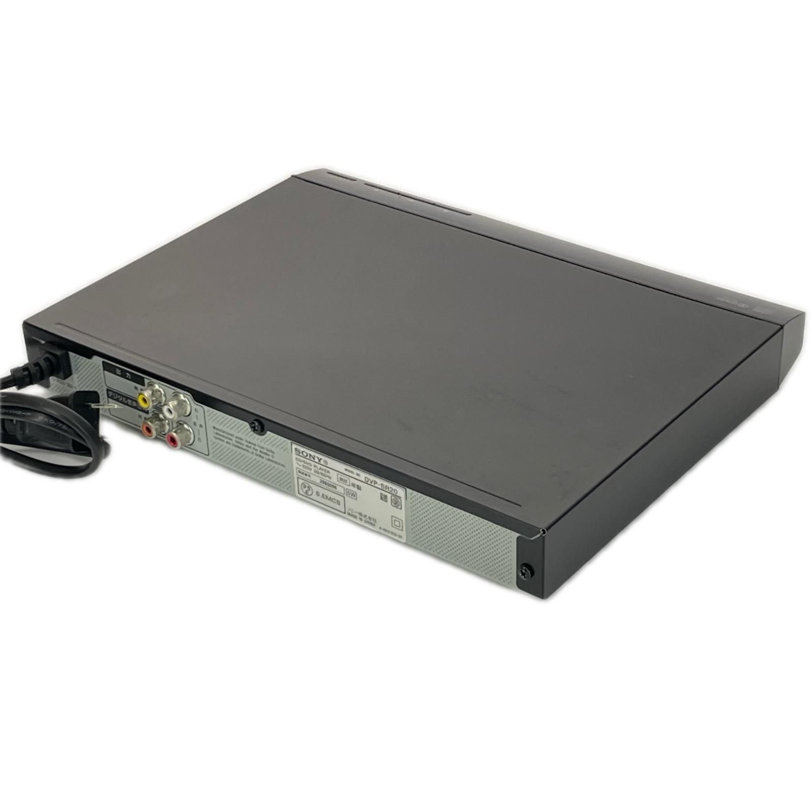SONY ソニー 再生専用 DVDプレーヤー DVP-SR20 ブラック コンパクト