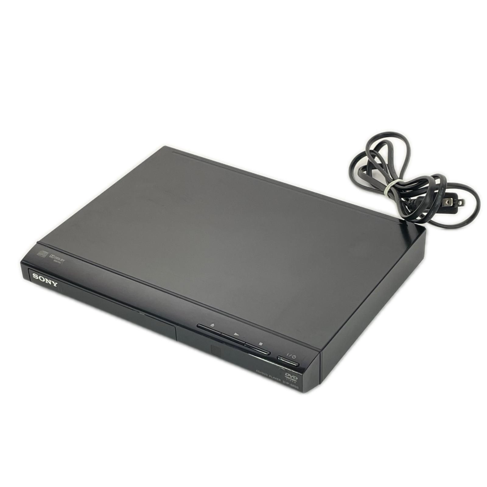 SONY ソニー 再生専用 DVDプレーヤー DVP-SR20 ブラック コンパクト
