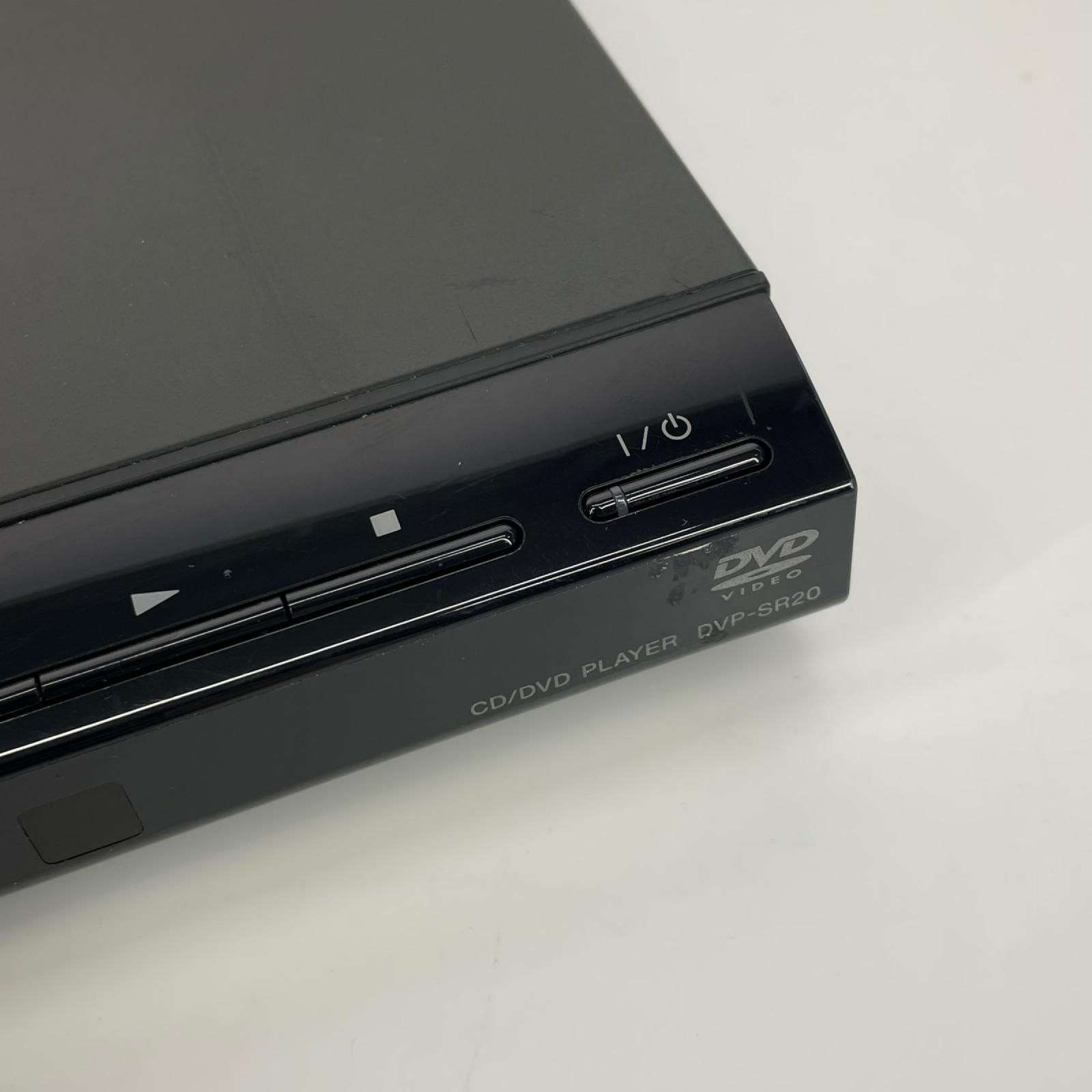 SONY ソニー 再生専用 DVDプレーヤー DVP-SR20 ブラック コンパクト
