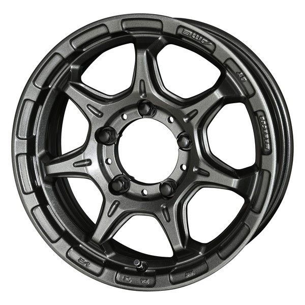 15インチ アルミホイール 5穴139.7 | 共豊 RIVAZZA FBF-7 ガンブラック 5.5J -2 1本