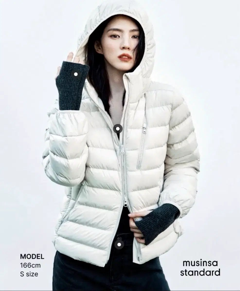 musinsa standard(ムシンサスタンダード) ハン・ソヒ(HAN SOHEE) ダウン s ストーン 白 (109900 ONE) 11,730円
