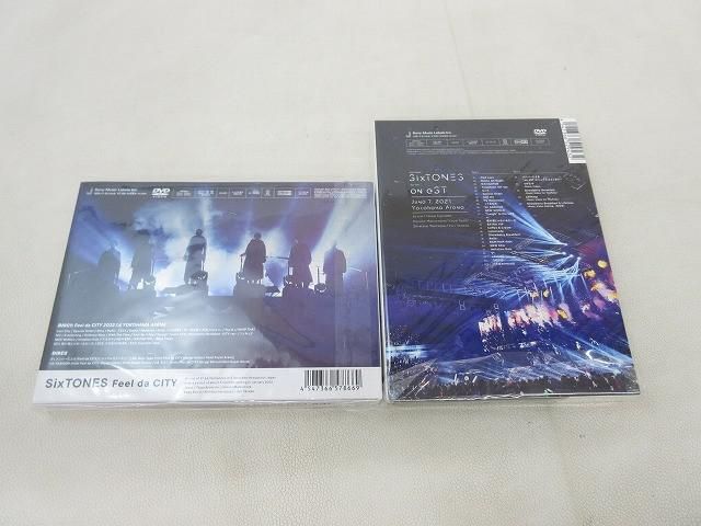 中古品】 SixTONES on eST Feel da CITY 初回盤 DVD グッズセット