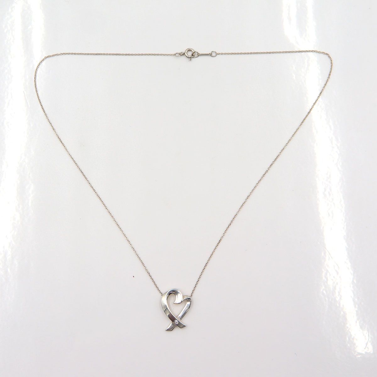 ティファニー(TIFFANY & Co) SV925 ラビングハート ネックレス