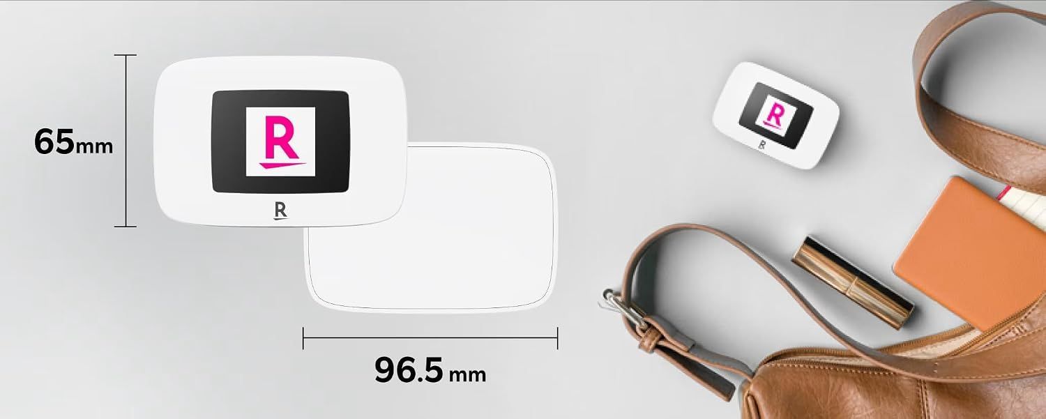 A】Rakuten WiFi Pocket Platinum T99W541 ホワイト SIMフリー 端末