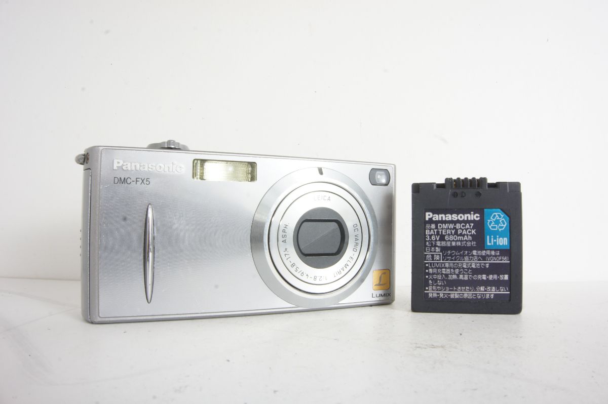 Panasonic パナソニックDMC-FX5 コンパクトデジタルカメラ KAJI425