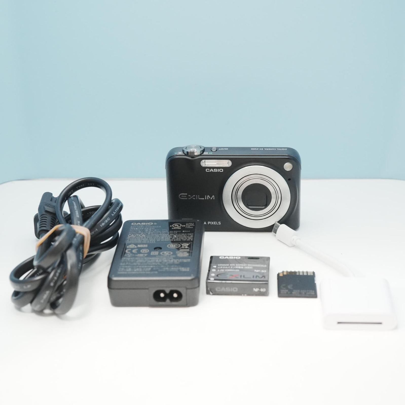 CASIO EXILIM EX-Z1200 デジカメ スマホ転送OK フルセット シロクマ