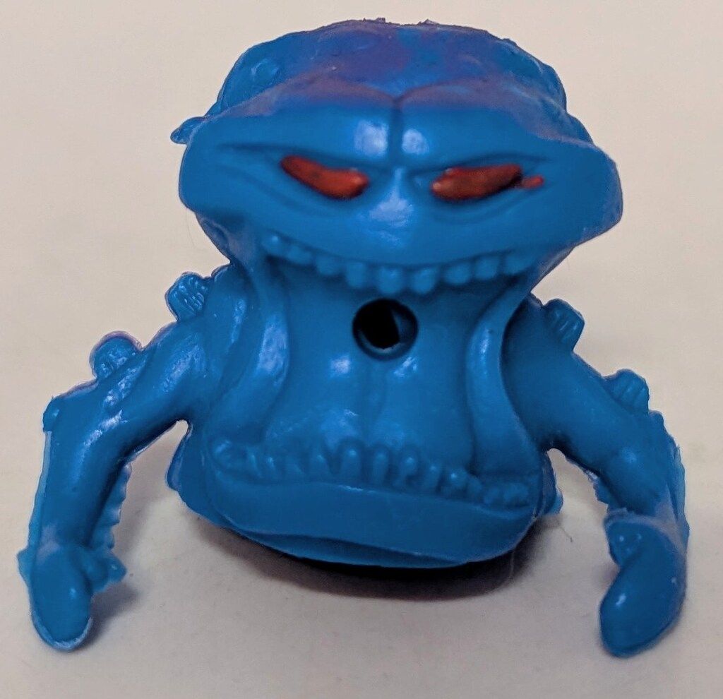 レトロ フィギュア 青いモンスター 人形 指人形 モンスター(青色/腕2本) - メルカリ