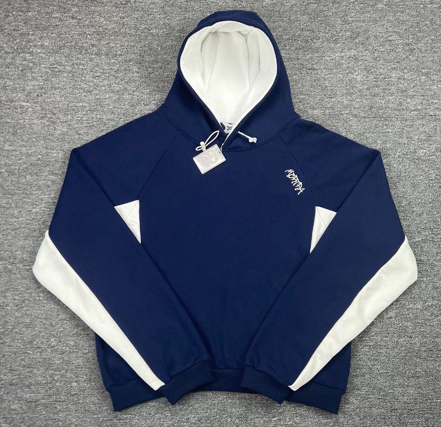 mertra パーカー セットアップ　ゆ Mertra Tracksuit – Navy セットアップ パーカー フード付き - メルカリ