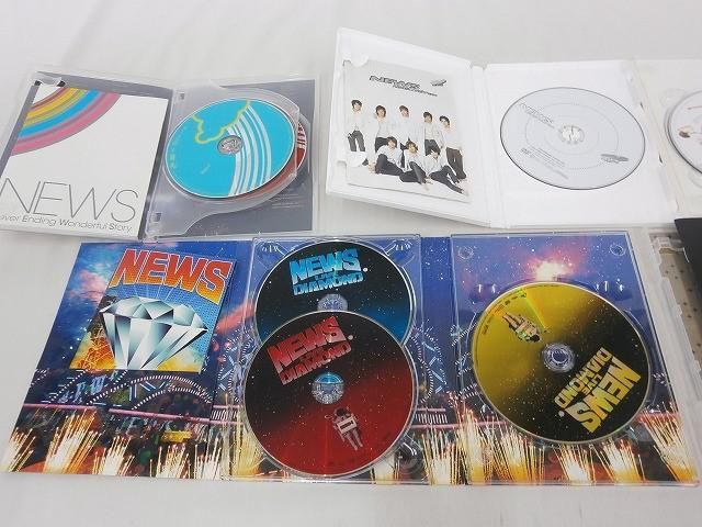 NEWS 四銃士 初回盤 NEWSニッポン0304 他 5点 DVD CD 等 グッズセット