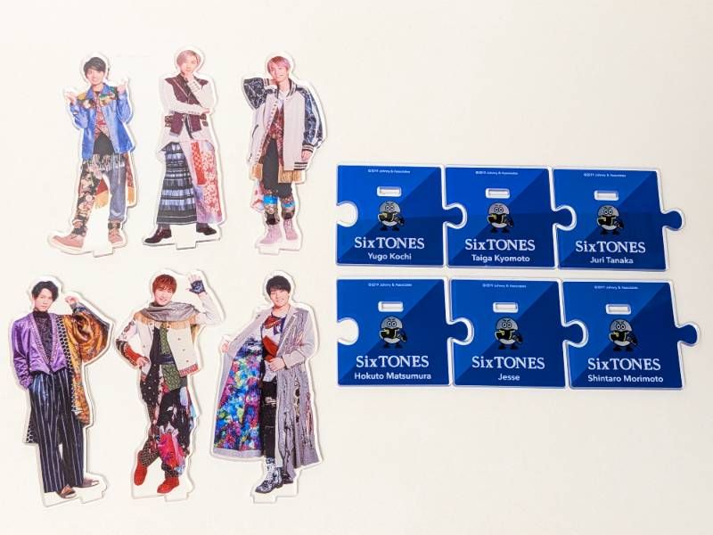 SixTONES アクリルスタンド 第1弾 Johnny's IsLAND STORE 2019 全種 6