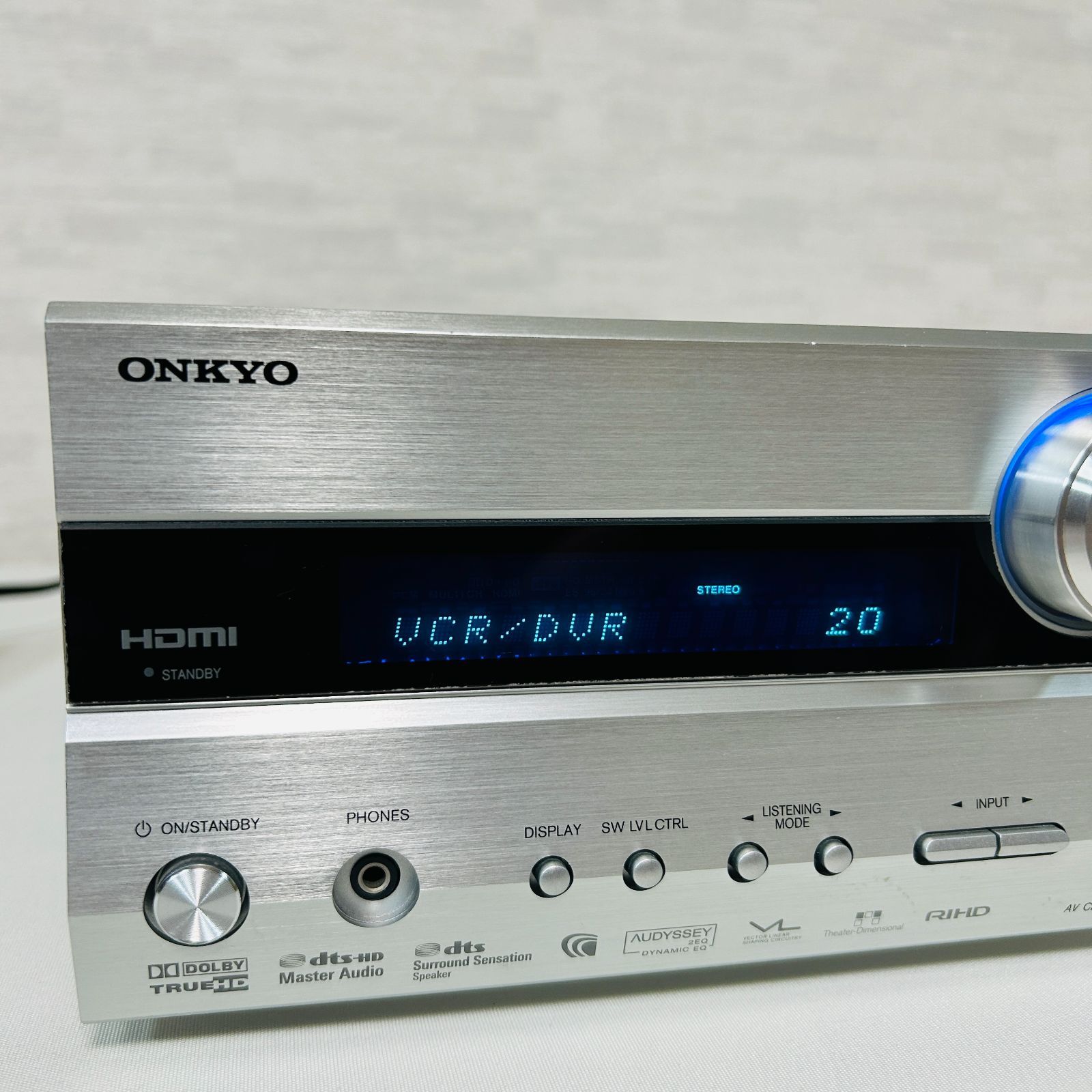ONKYO オンキョー AVセンター アンプ SA-205HD(S) シルバー 5.1ch