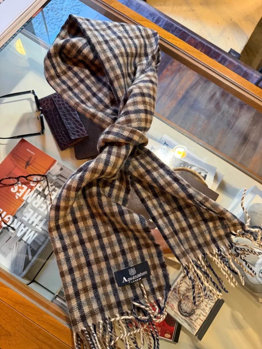 Aquascutum(アクアスキュータム) ガンクラブ ラムウール マフラー 8,946円