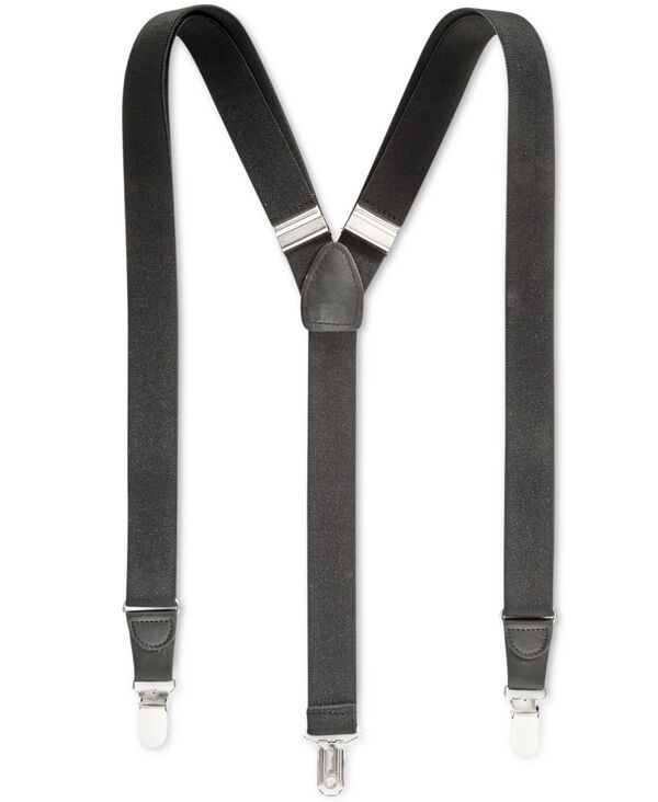 クラブルーム メンズ アクセサリー ベルト Club Room Mens Suspenders Black ブラック