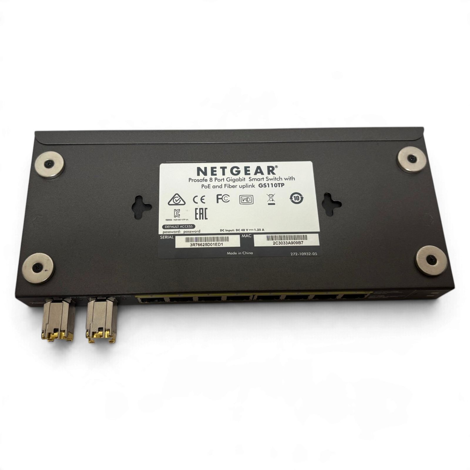 ネットギア ネットワークスイッチ GS110TP-300AJS 10ポート - メルカリ