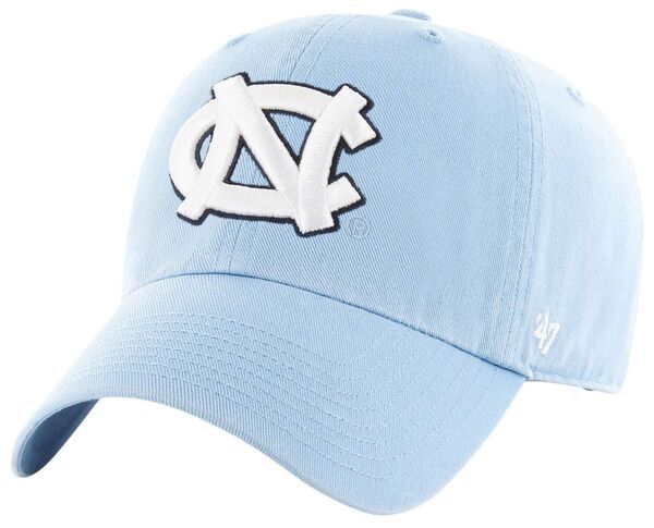 フォーティーセブン メンズ アクセサリー 帽子 ヒール 47 Mens North Carolina Tar Heels Carolina Blue Clean Up Adjustable Hat N