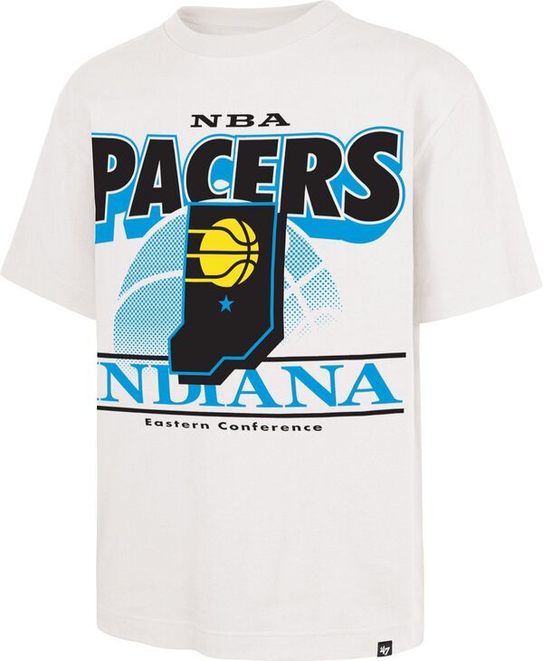 フォーティーセブン メンズ トップス Tシャツ 47 Mens 202425 City Edition Indiana Pacers White Foundation TShirt NoColor ホ