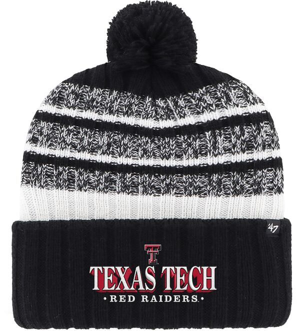 フォーティーセブン レディース アクセサリー 帽子 ニット 47 Adultexas Tech Red Raiders Black Tavern Knit Beanie NoColor ブラック