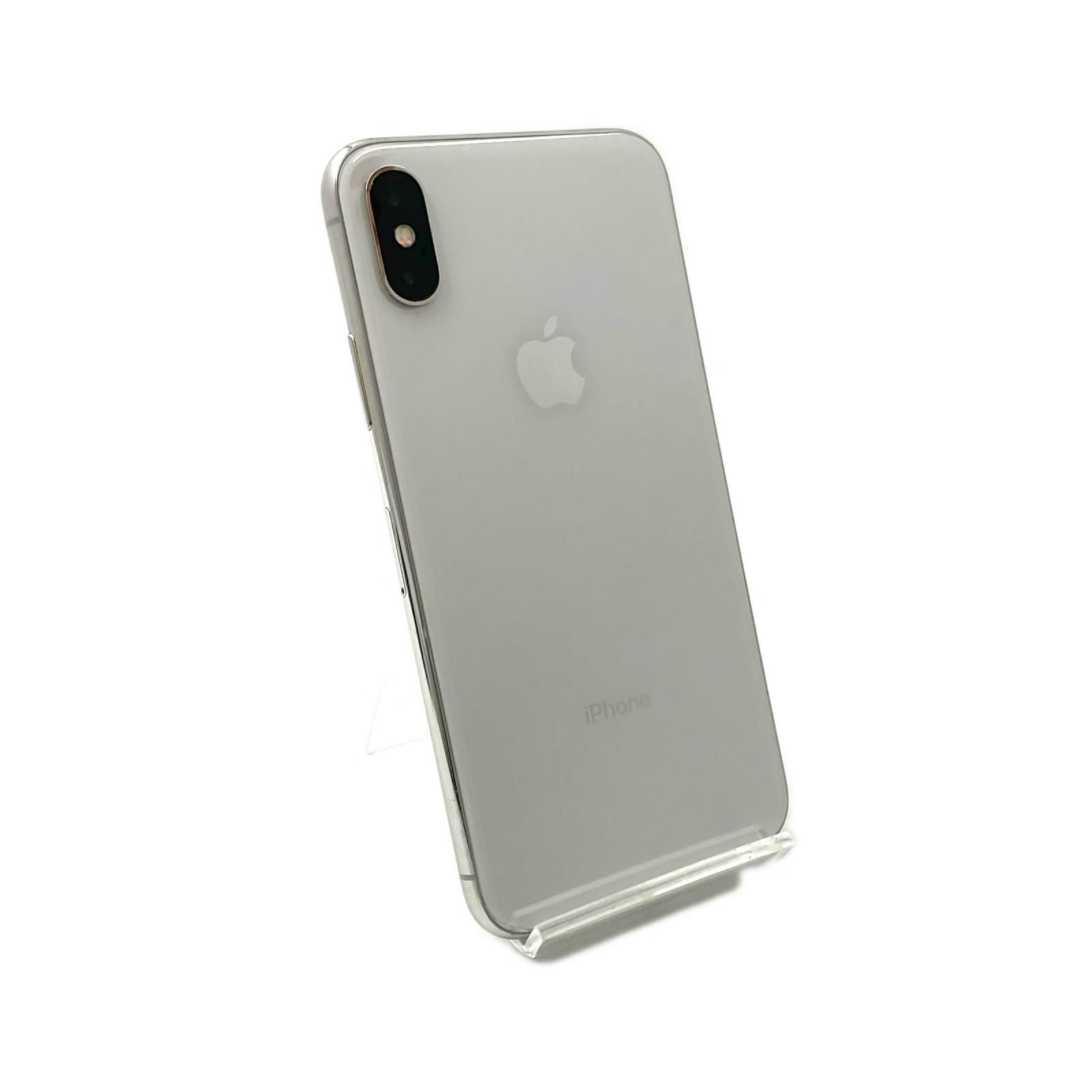 iPhone X 64GB シルバー docomo 訳アリ - メルカリ