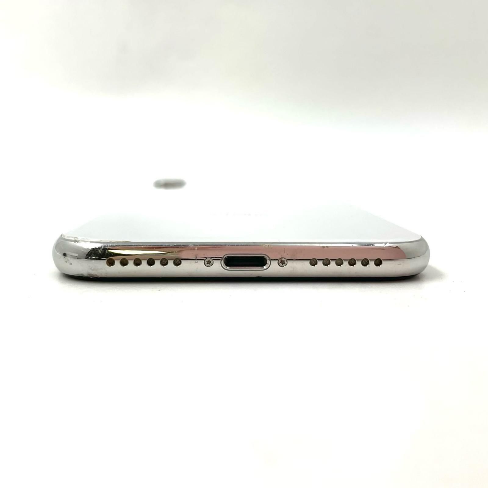 iPhone X 64GB シルバー docomo 訳アリ - メルカリ