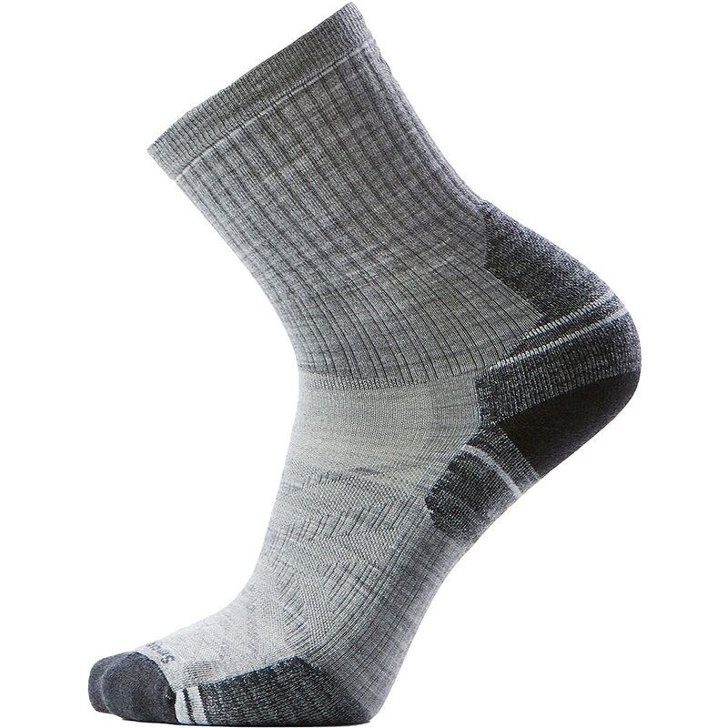 スマートウール メンズ アンダーウェア 靴下 Smartwool Hike Targeted Cushion Mid Crew Sock Mens Light Gray グレー