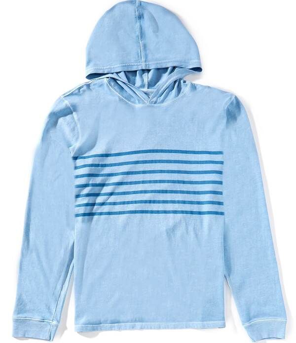 ヴァインヤードヴァインズ メンズ トップス シャツ パーカー Vineyard Vinesurf GarmentDye Chestripe Hoodie Coastal ストライプ