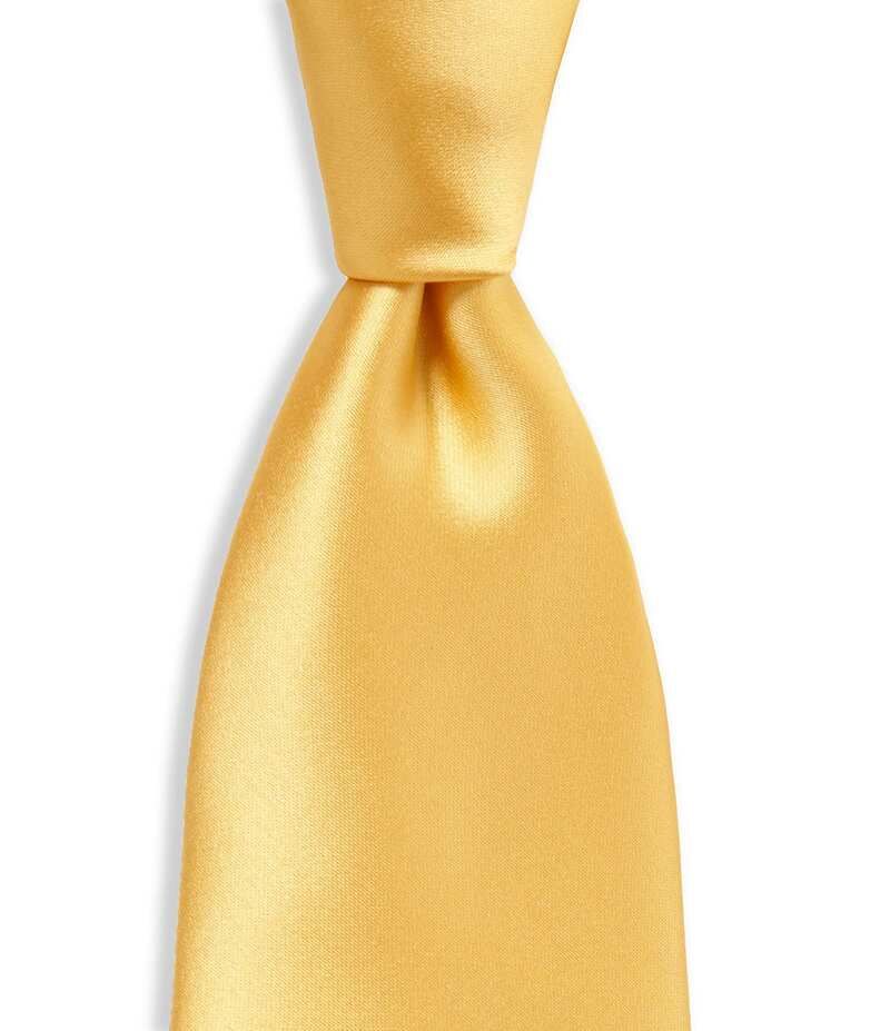 ムラノ メンズ アクセサリー ネクタイ シルク Murano Prom 3 18 Solid Silk Tie Yellow イエロー