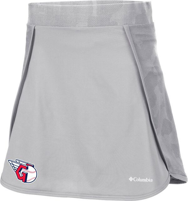 コロンビア レディース ボトムスカート Columbia Womens Cleveland Guardians OmniWick Up Next Skort Gray グレー
