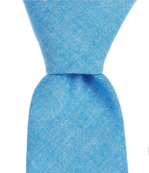 オリジナルペンギン メンズ アクセサリー ネクタイ リネン Original Penguin Wendy Solid 2 12 Linen Blend Woven Tie Ocean