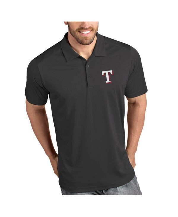 アンティグア メンズ トップス ポロシャツ Antigua Mens Gray Texas Rangers Tribute Polo Gray グレー